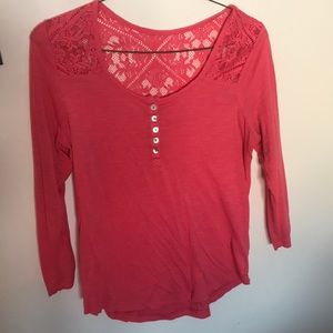 3/4 sleeve length T-shirt